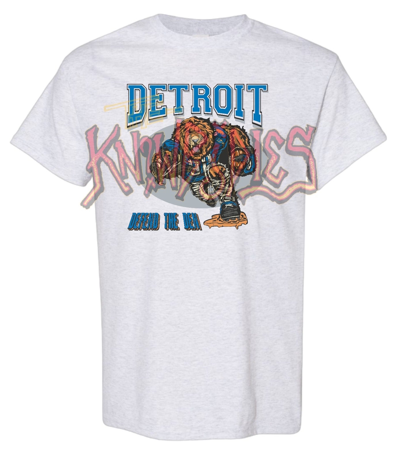 Detroit Football - Motown Lion Tshirt