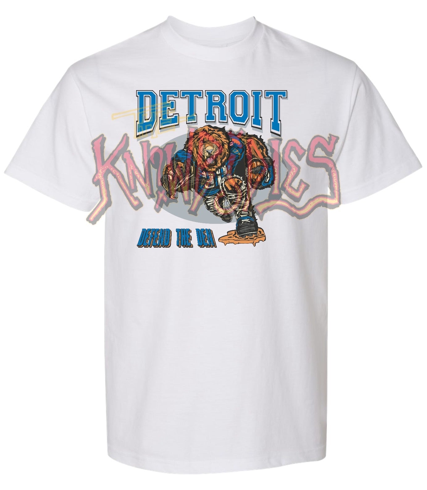 Detroit Football - Motown Lion Tshirt