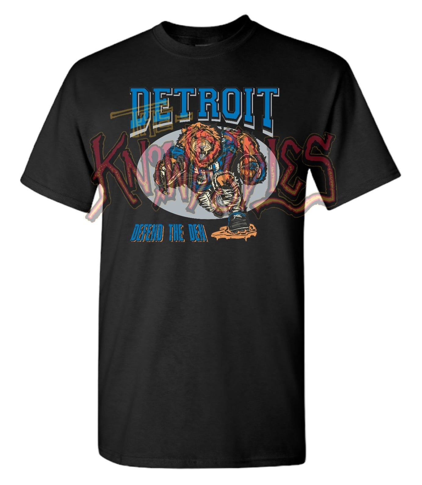 Detroit Football - Motown Lion Tshirt