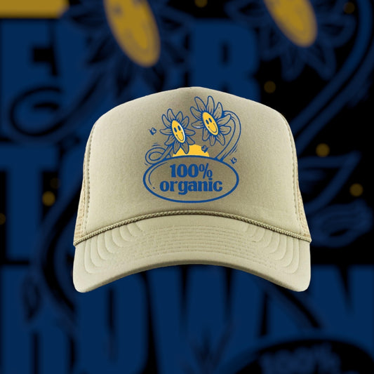 100% Organic Foam Trucker